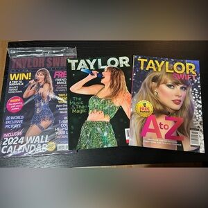 3 New Taylor Swift feature Magazines- everything intact